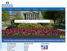Tablet Screenshot of brockville.com